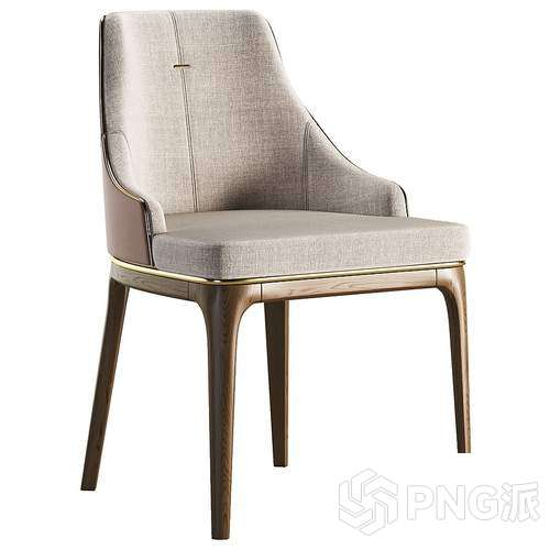 极简单椅3D模型 - PNG派