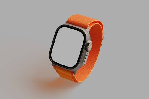 apple watch ultra苹果手表PS样机模板 - PNG派