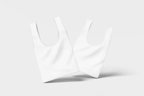 塑料购物袋PS样机模板 - PNG派