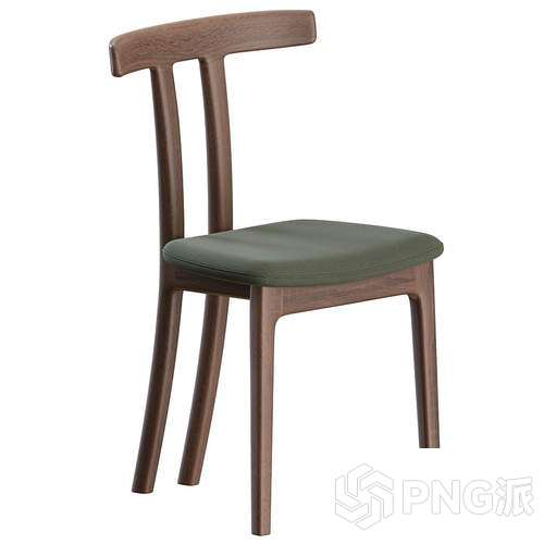 极简单椅3D模型 - PNG派