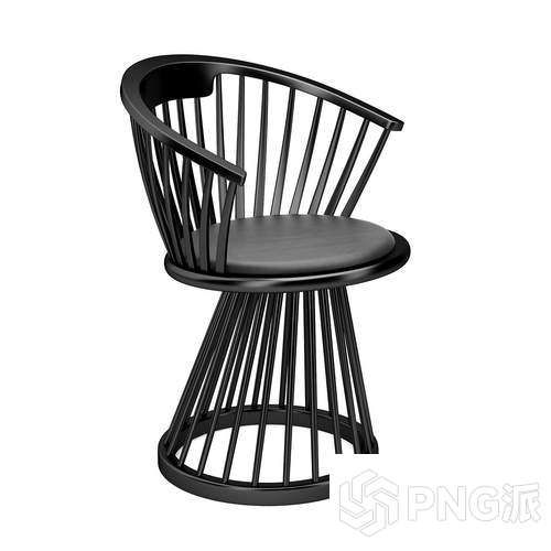 极简单椅3D模型 - PNG派