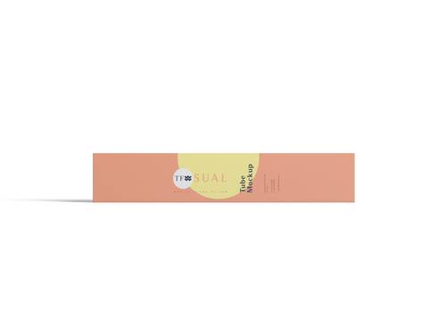 牙膏护手霜软管包装盒PS样机模板 - PNG派