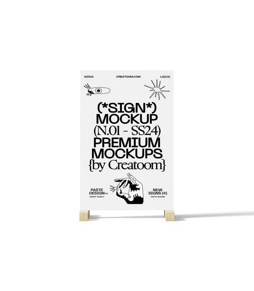 户外灯箱广告牌PS样机模板 - PNG派