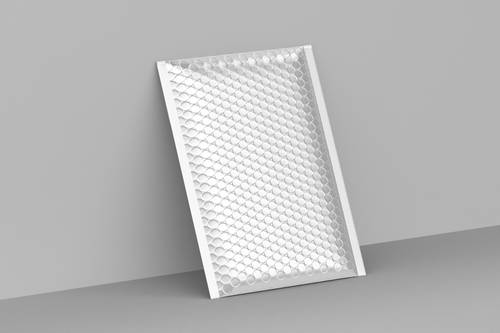 快递金属气泡包装袋PS样机模板 - PNG派