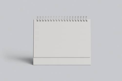 台历站立式翻页桌历PS样机模板 - PNG派