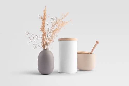 茶叶品牌VI样机贴图PSD模板 - PNG派