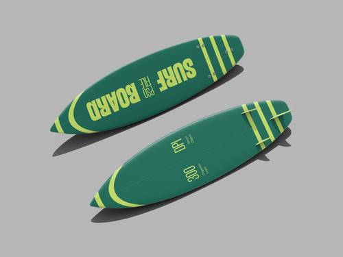 冲浪板PS样机模板 - PNG派