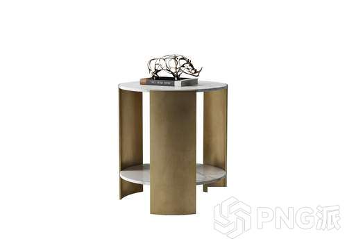 简约茶几边几3D模型 - PNG派