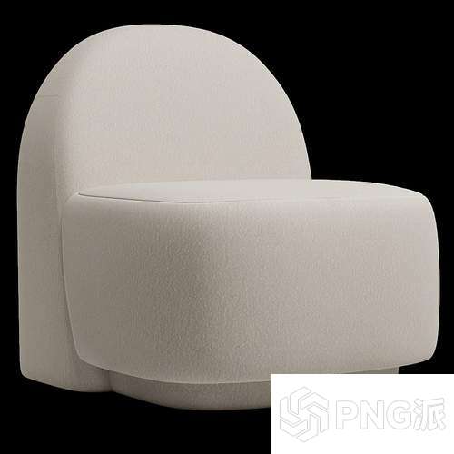 极简沙发3D模型 - PNG派