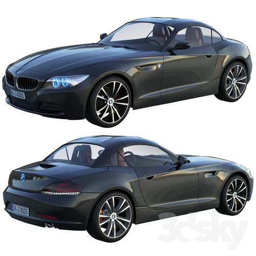 宝马轿跑3D模型 - PNG派