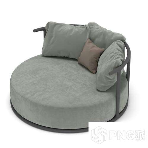 欧式沙发3D模型 - PNG派