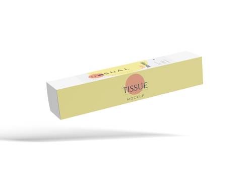 牙膏护手霜软管包装盒PS样机模板 - PNG派