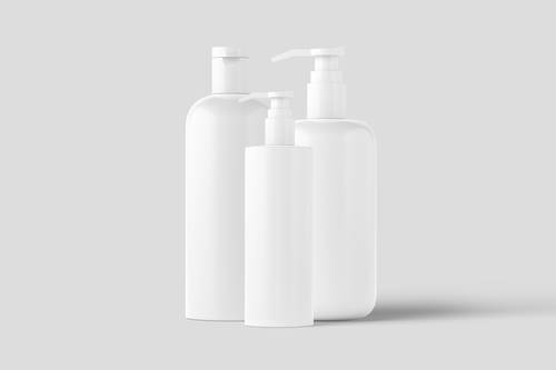 化妆品包装瓶子PS样机模板 - PNG派