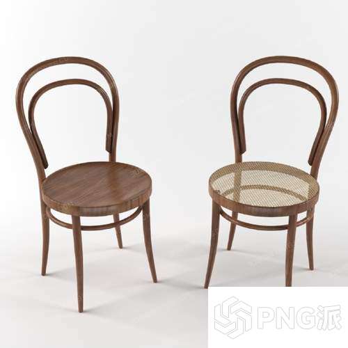 欧式单椅3D模型 - PNG派