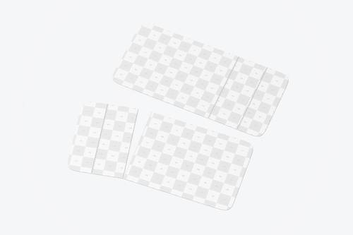 优惠券门票机票可撕卡卷PS样机模板 - PNG派