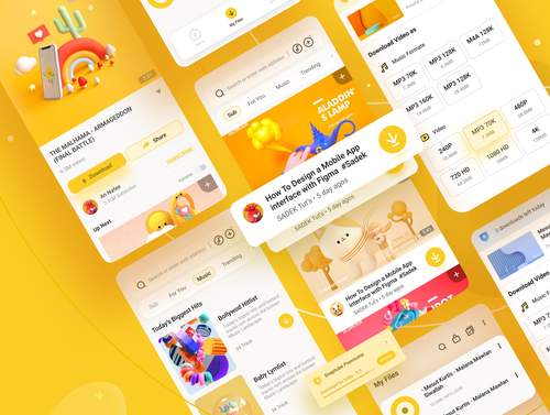 视频和音乐下载应用程序Uikit sadekud - PNG派