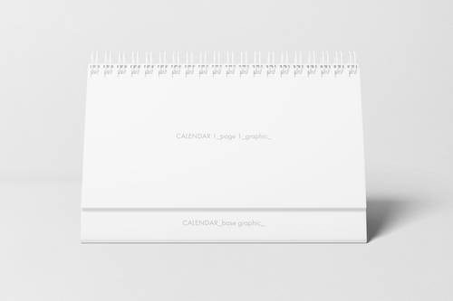 桌历PS样机模板 - PNG派