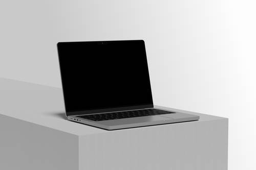 笔记本电脑PS样机模板 - PNG派