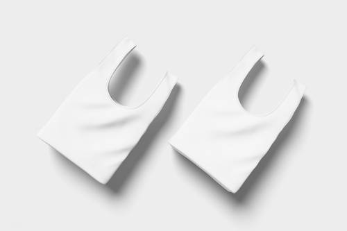 塑料购物袋PS样机模板 - PNG派