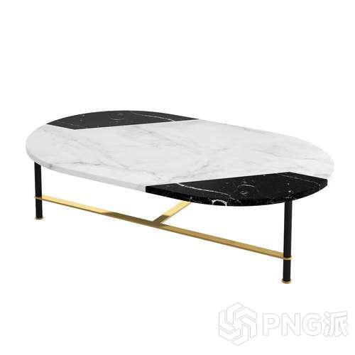 简约茶几边几3D模型 - PNG派