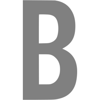 字母 B - PNG派