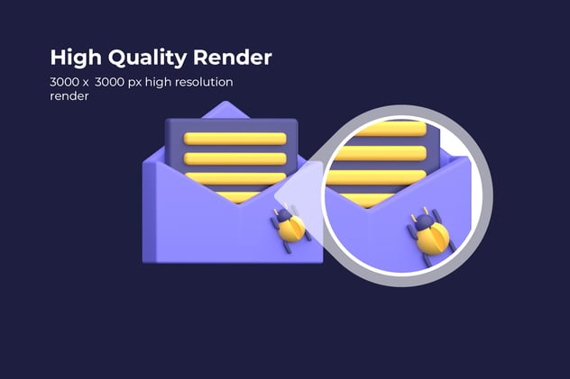 网络安全3D图标包 - PNG派