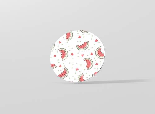 不同样式杯垫PS样机模板 - PNG派