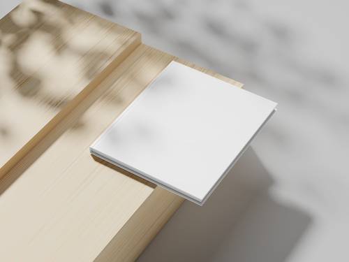 硬壳书籍书本封面PS样机模板 - PNG派