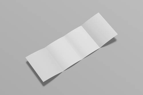 四折页PS样机模板 - PNG派