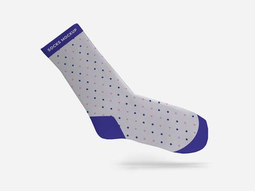 袜子展示效果PS样机模板 - PNG派