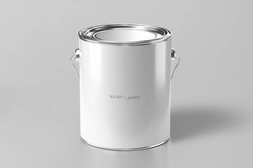油漆桶PS样机模板 - PNG派