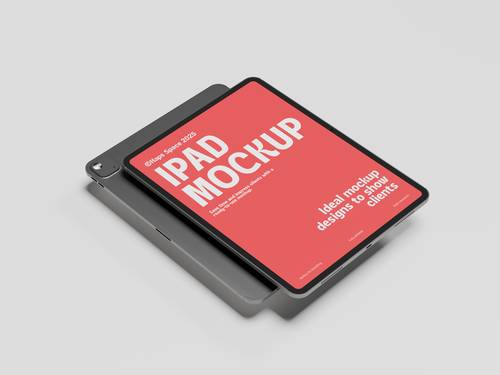Ipad ProPS样机模板 - PNG派