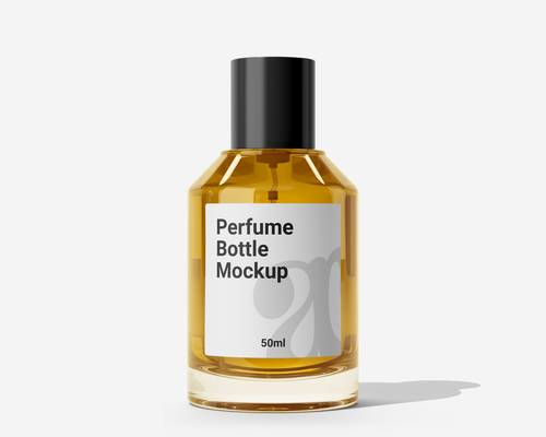 香水玻璃瓶PS样机模板 - PNG派