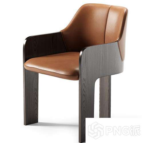 极简单椅3D模型 - PNG派