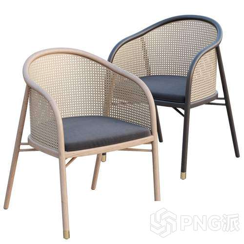 简约单椅3D模型 - PNG派