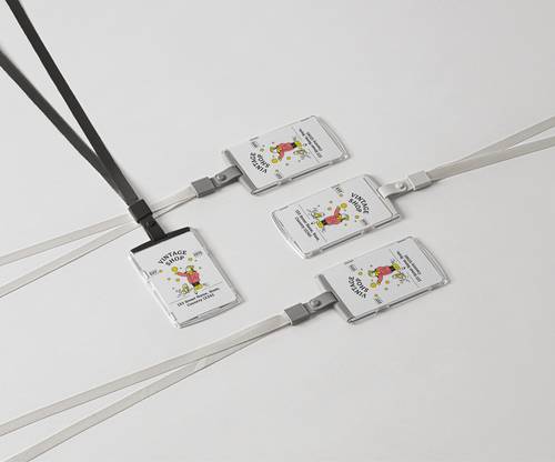 品牌奶茶品牌工作证VI样机提案PSD模板 - PNG派