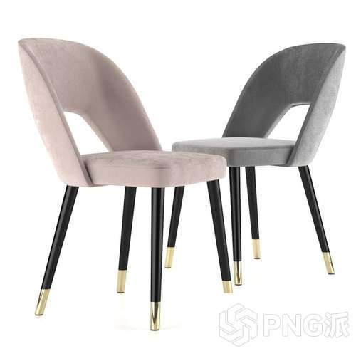 轻奢单椅3D模型 - PNG派
