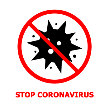 阻止新冠病毒!png格式免抠图片