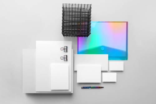 简约风格VI品牌样机PSD模板 - PNG派