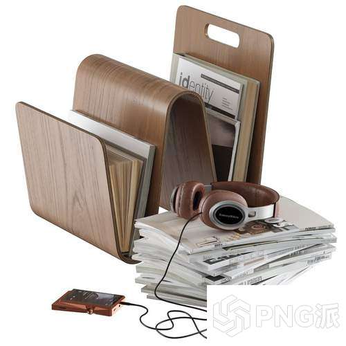 电脑椅办公桌书桌3D模型 - PNG派