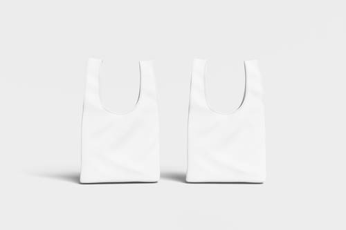 塑料购物袋PS样机模板 - PNG派