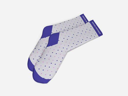 袜子展示效果PS样机模板 - PNG派