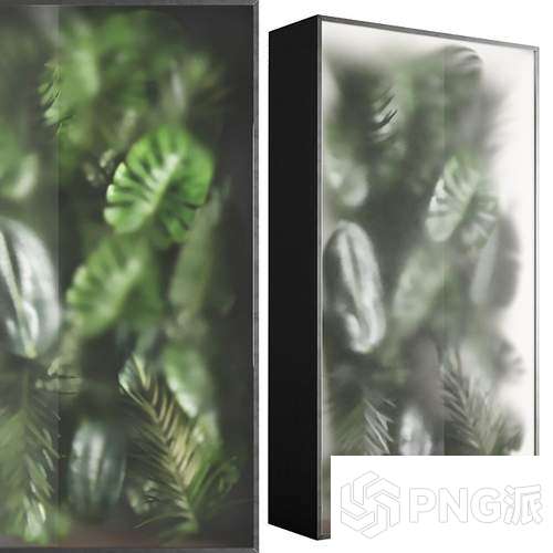 现代绿植盆景3D模型 - PNG派