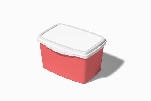 酱料塑料翻盖包装盒PS样机模板 - PNG派