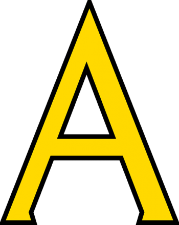 字母 A - PNG派