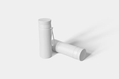 挂绳保温杯PS样机模板 - PNG派