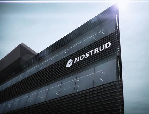 3D立体LOGO招牌、建筑外墙LOGO展示PS样机模板 - PNG派