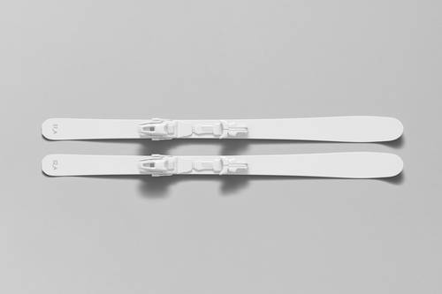 滑雪板设计PS样机模板 - PNG派