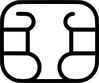 银行卡SIM卡金属芯片 - PNG派