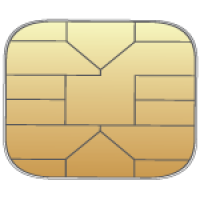 银行卡SIM卡金属芯片 - PNG派